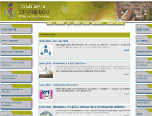 Tablet Screenshot of comune.offanengo.cr.it